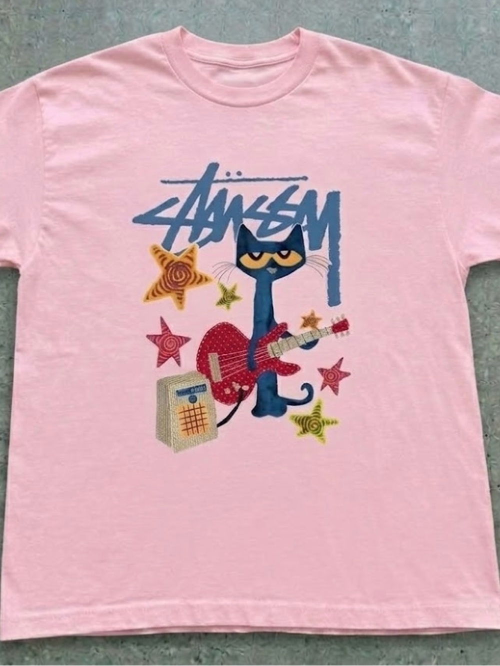 Kids Pink Cat Guitar